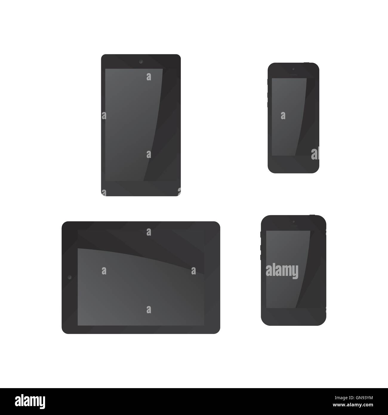 black tablet mock up Stock Vector Image & Art - Alamy