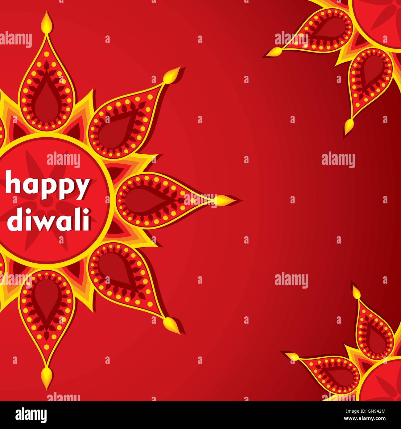 happy diwali poster or greeting design Stock Vector Image & Art - Alamy