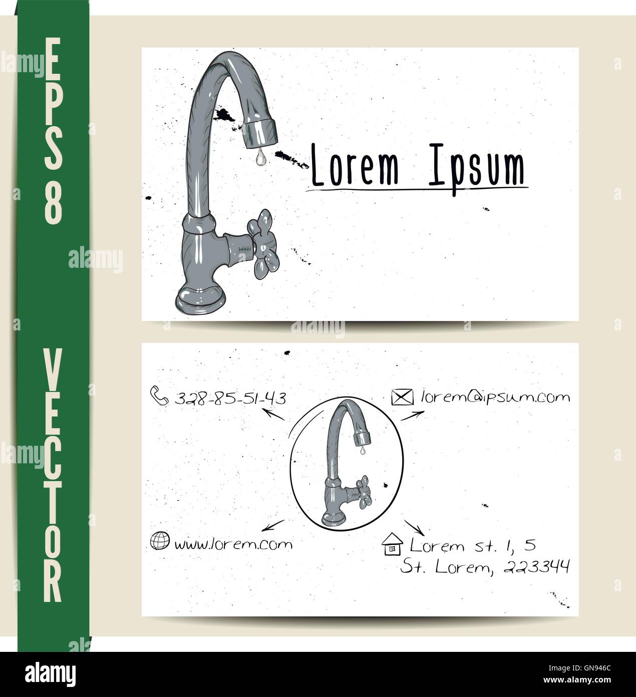 Simple Business Card Hi Res Stock Photography And Images Alamy