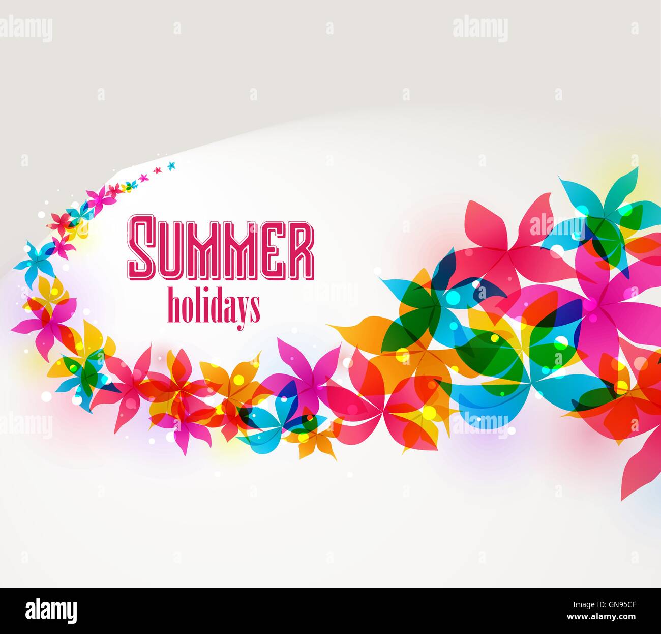 Vector Abstract flowers Stock Vector Image & Art - Alamy