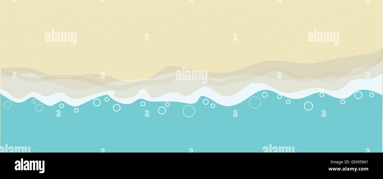 Tropical white sand beach background Stock Vector Images - Alamy