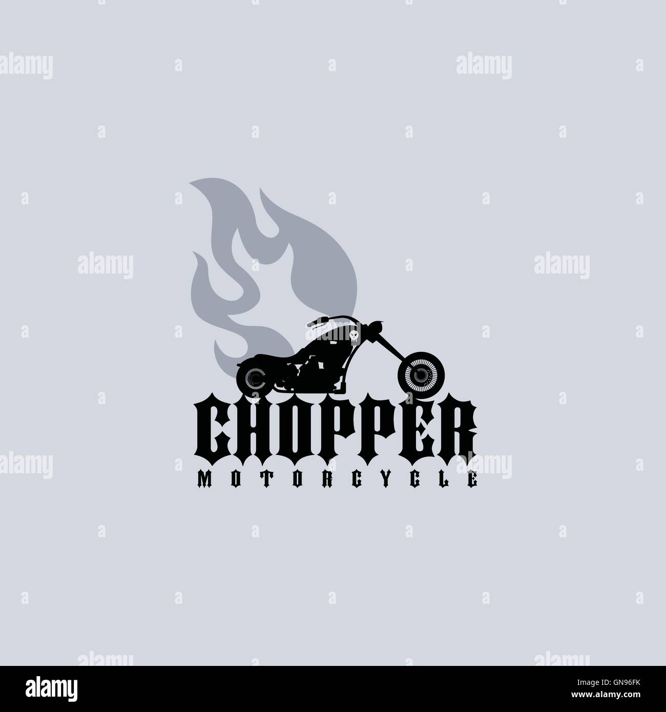 fire chopper motorcycle Stock Vector Image & Art Alamy