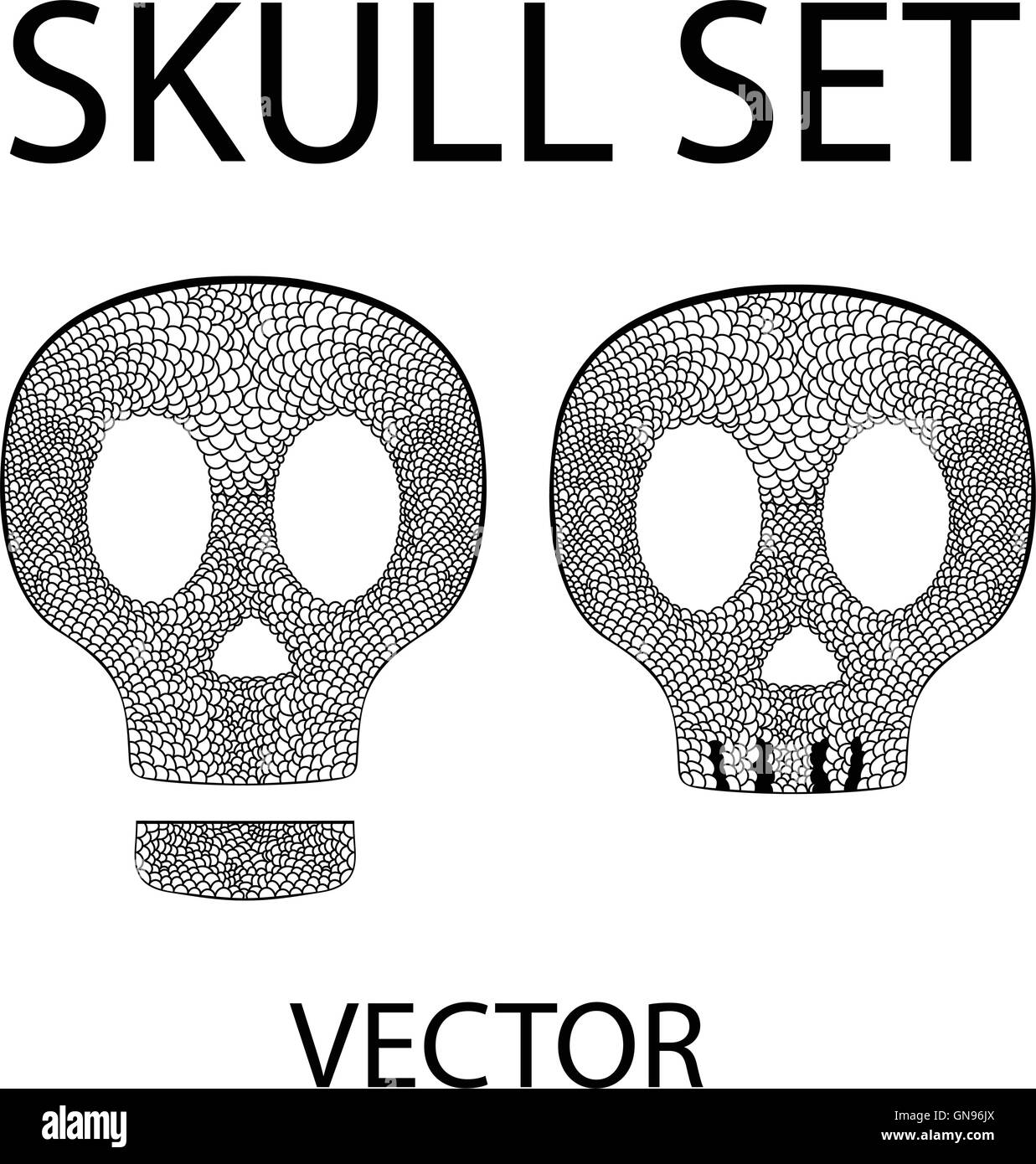 Colorful skull Black and White Stock Photos & Images - Alamy