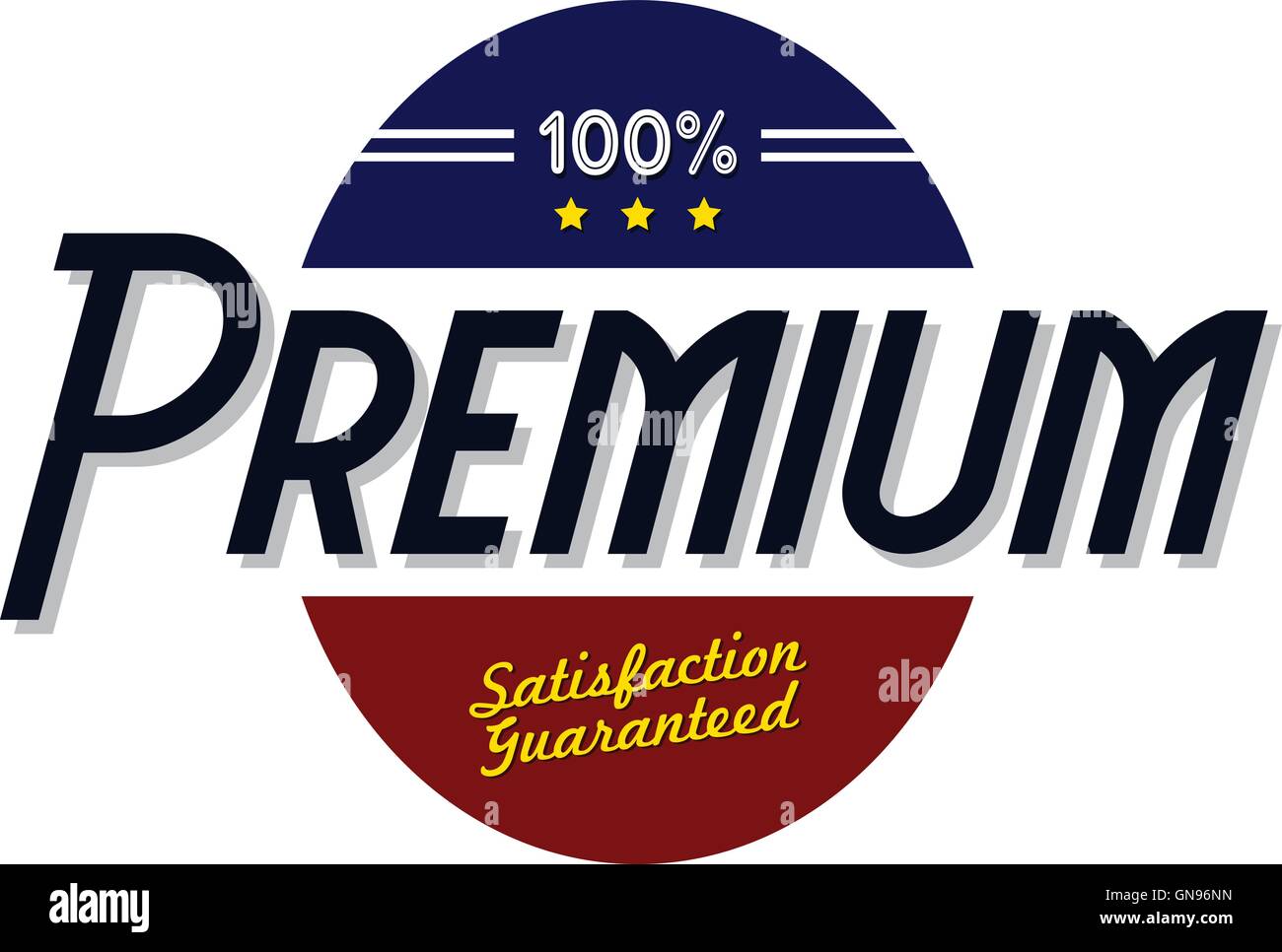 premium quality badge Stock Vector