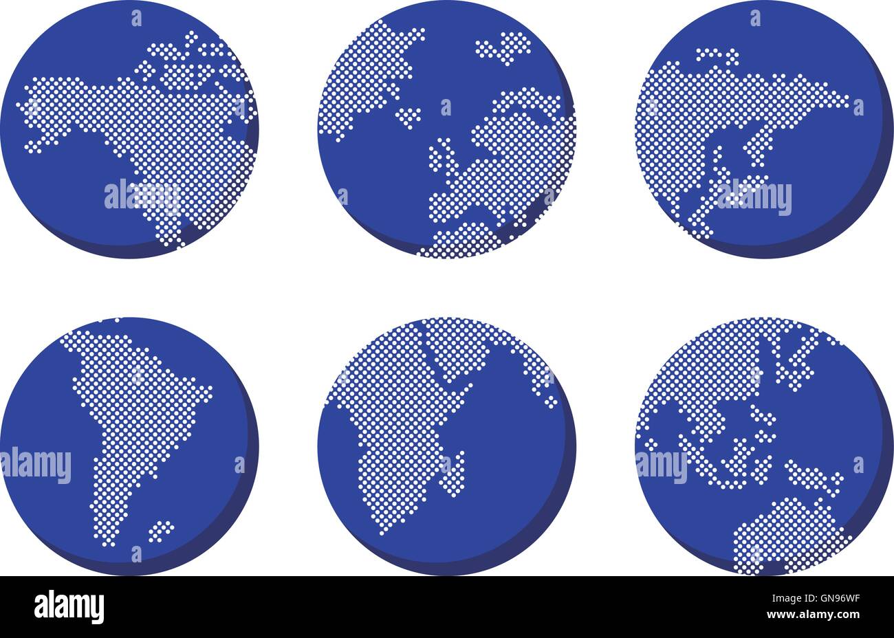 world globe map Stock Vector Image & Art - Alamy