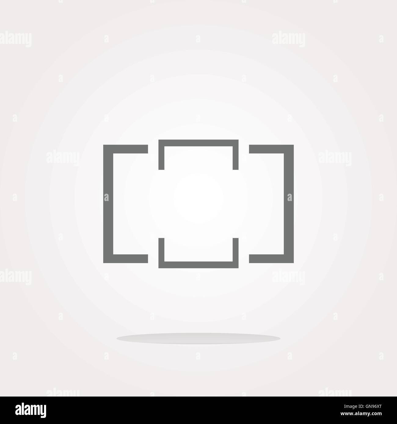 vector Folder icon web button with map isolated on white Stock Vector