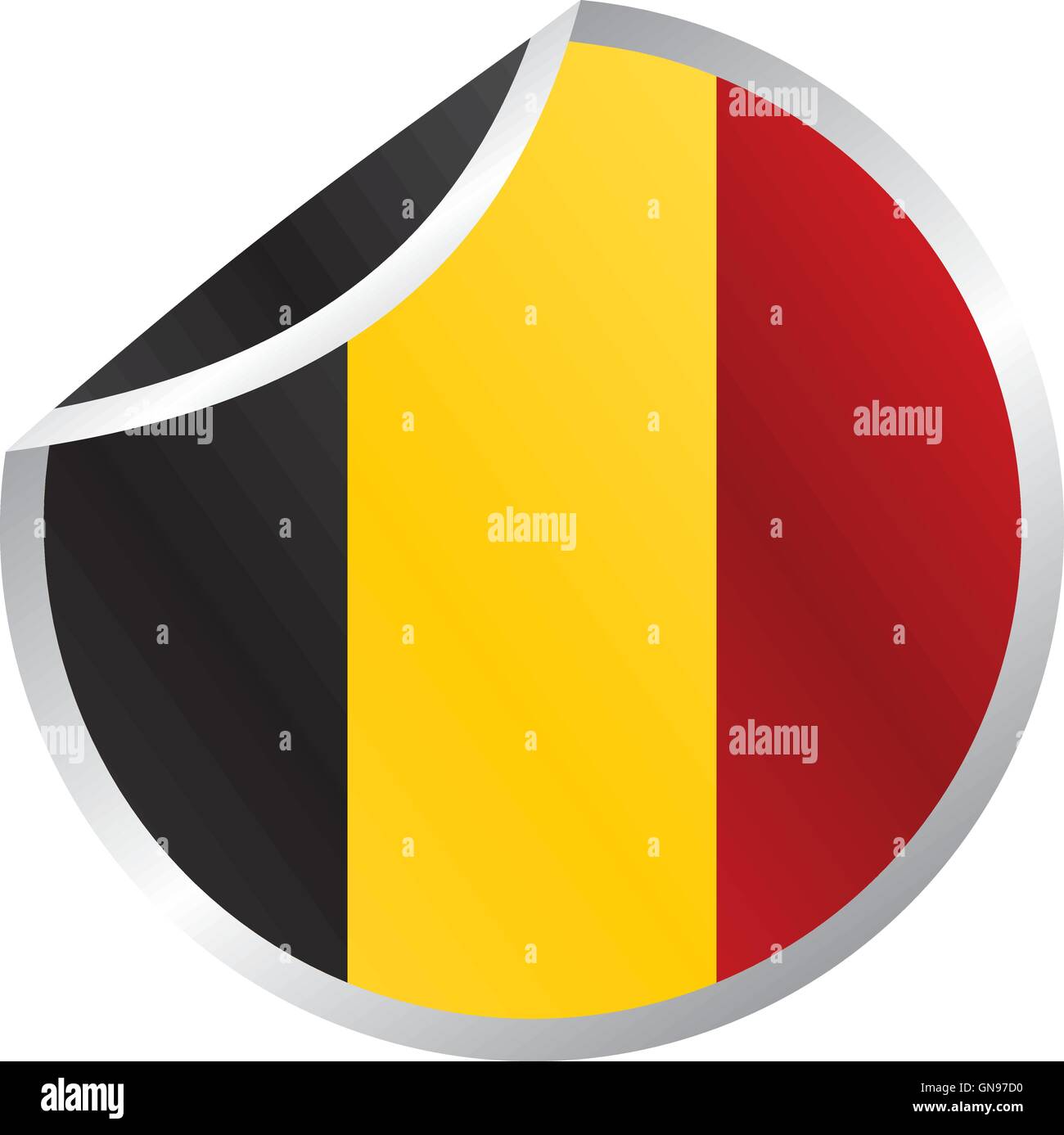glossy theme belgium national flag Stock Vector Image & Art - Alamy