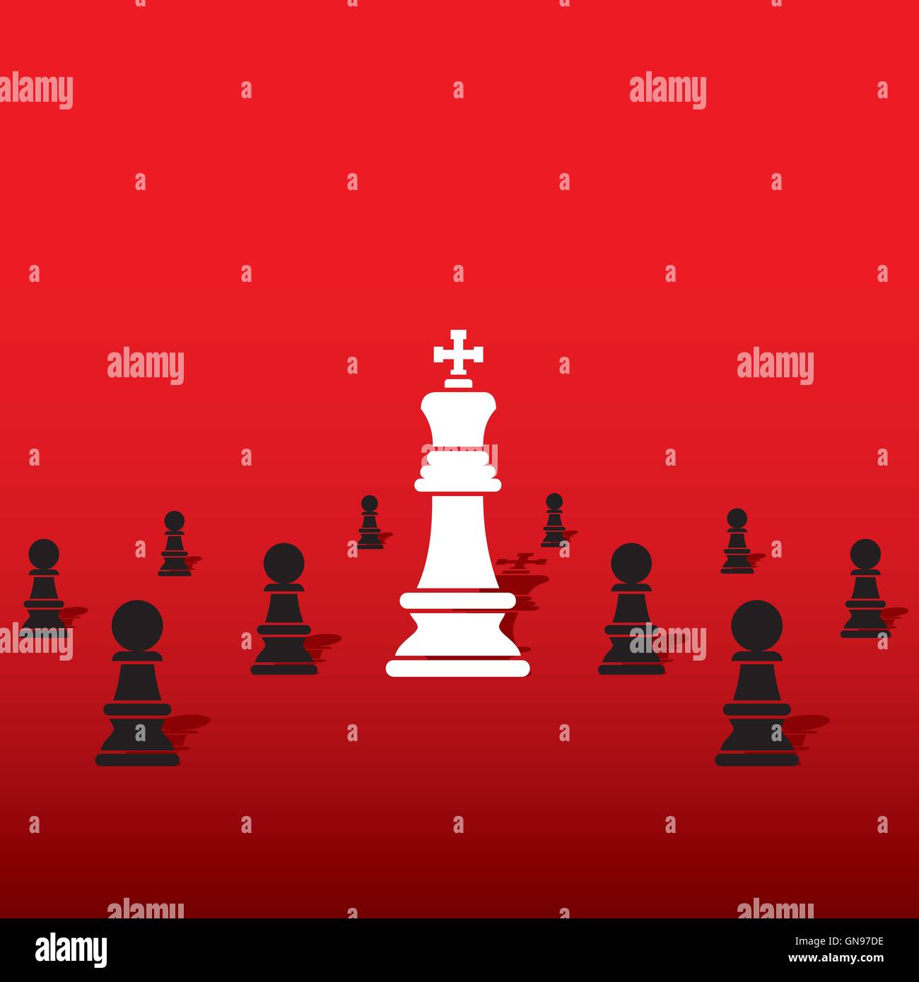 Standing chess Stock Vector Images - Alamy
