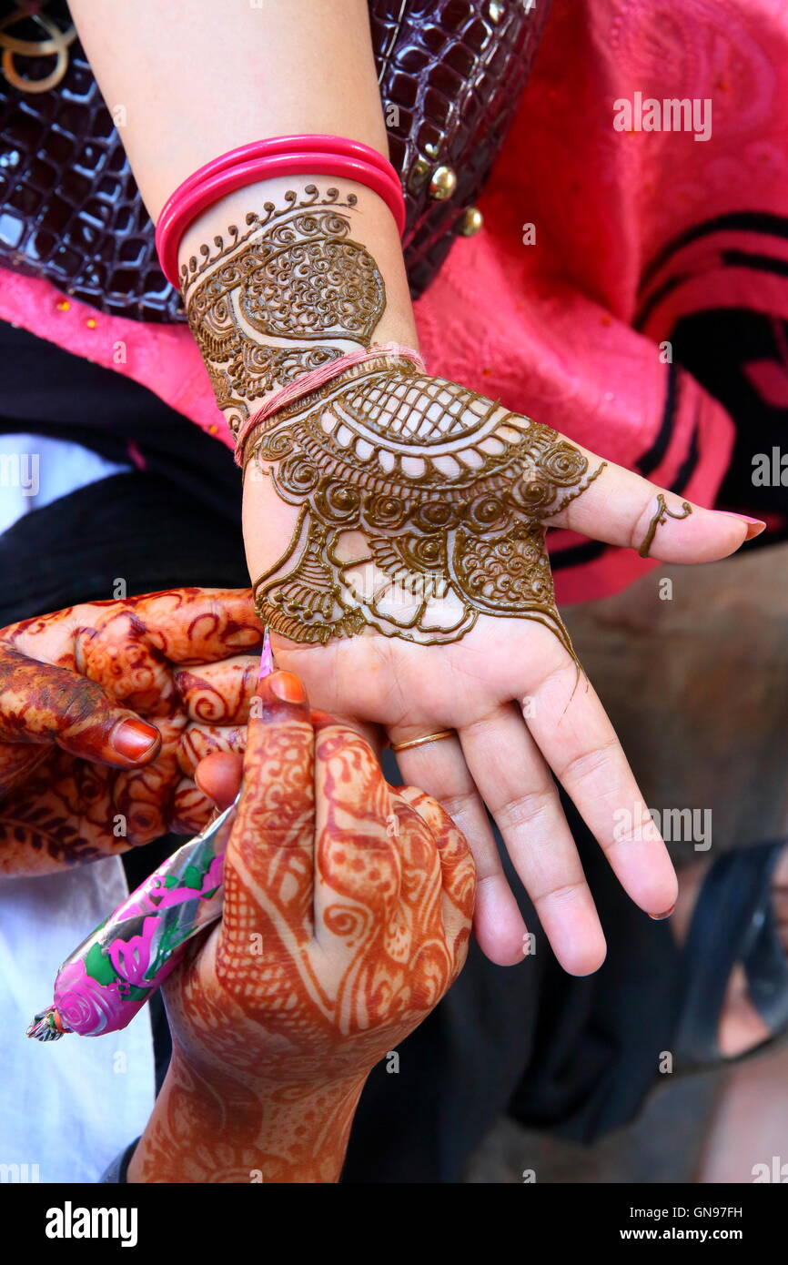 Mehndi Designs Heena Eid Fashion Stock Photo - Image of mehndi, designs:  216928338