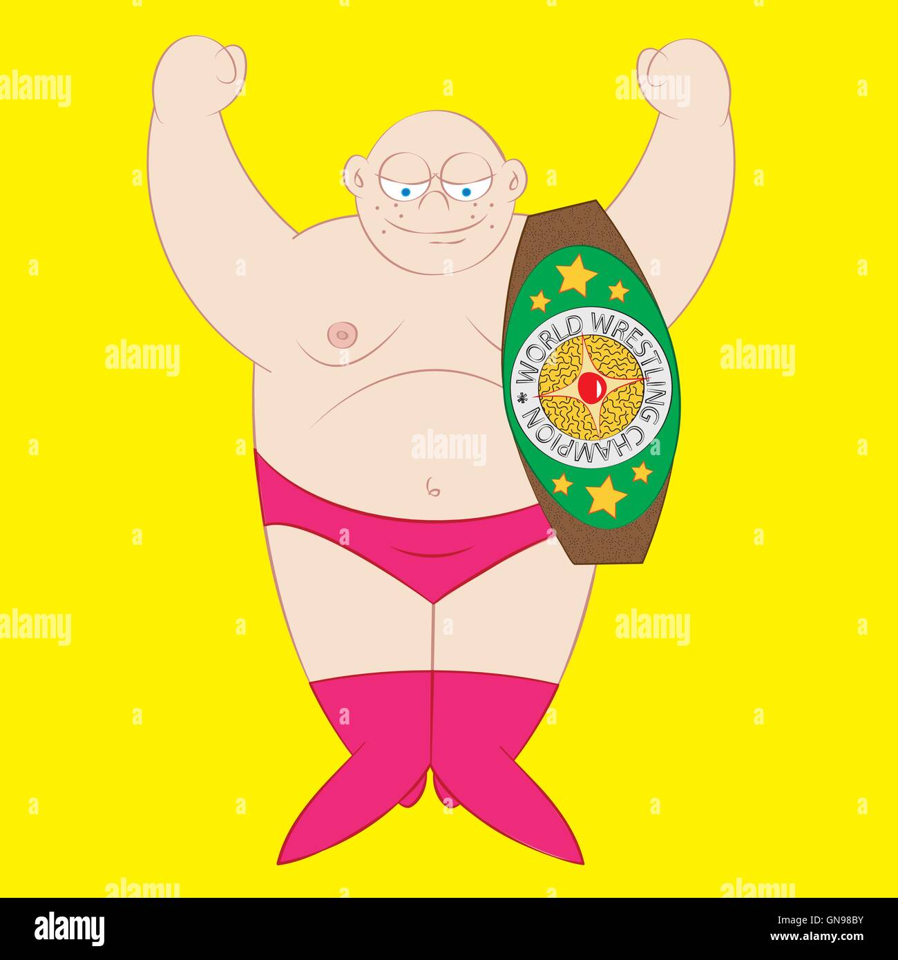 Wrestling Stickers Stock Illustration - Download Image Now - Art