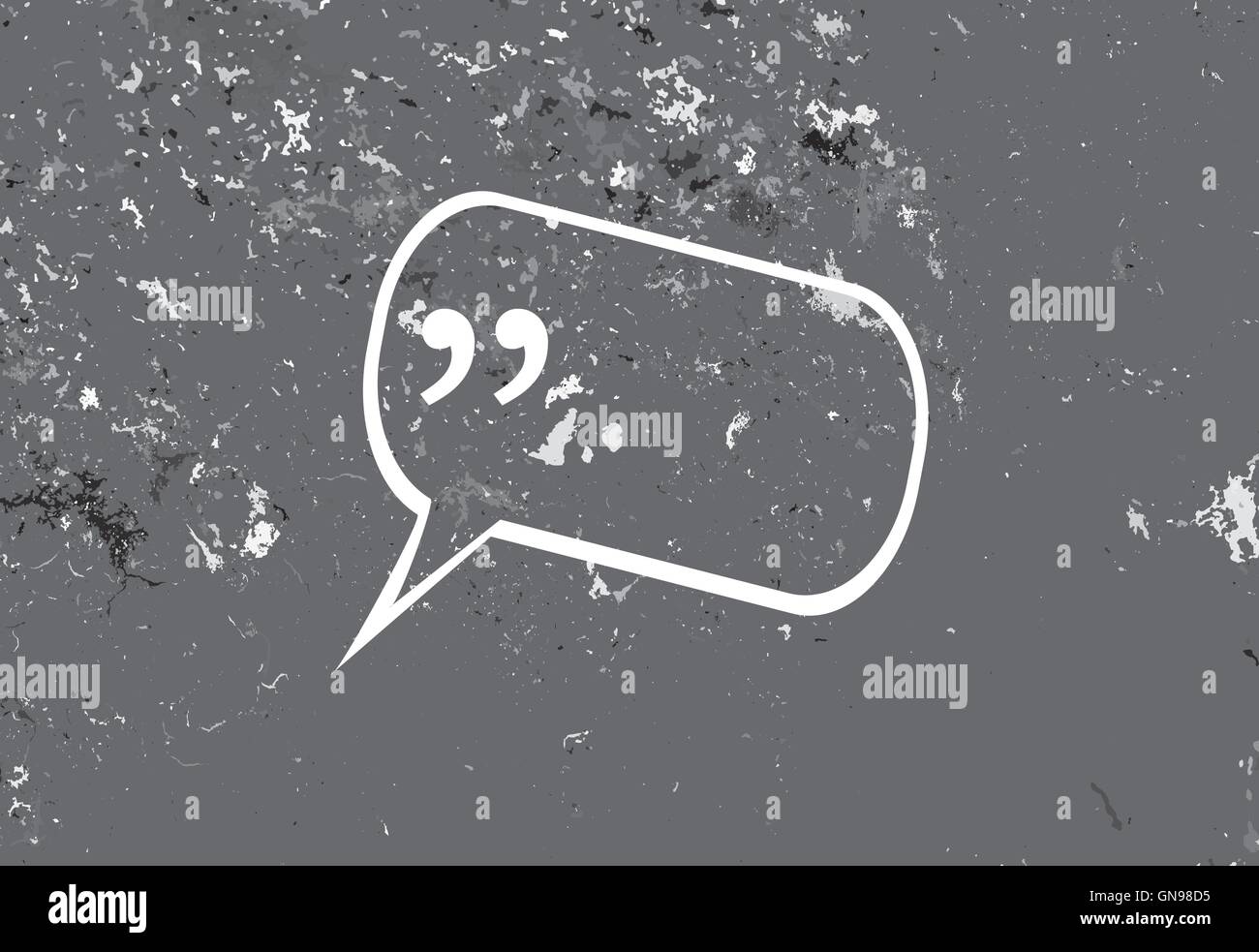 Quote blank template. Quote bubble. Print design. Quote form. Template ...