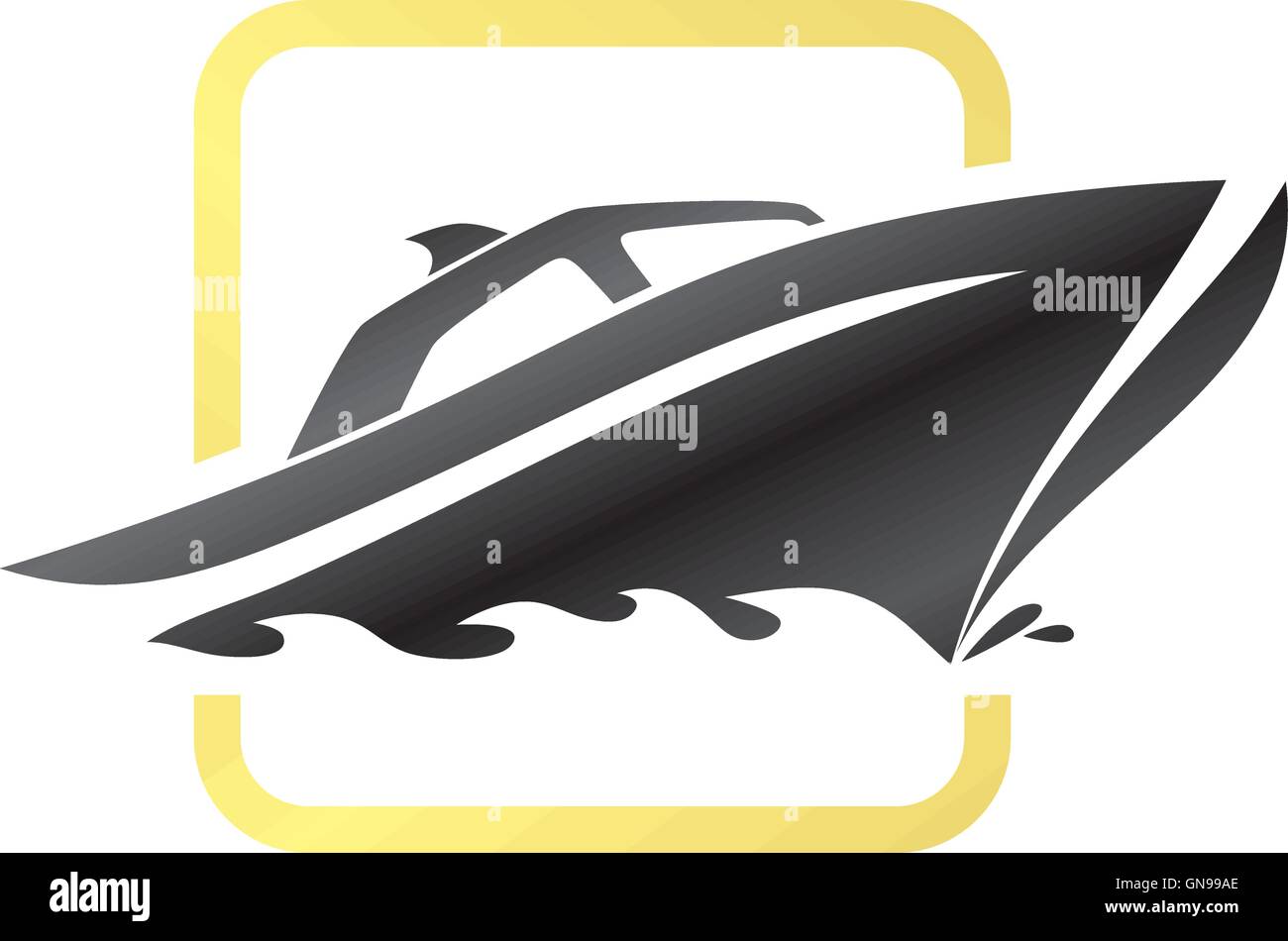 yacht boat template Stock Vector Image & Art Alamy
