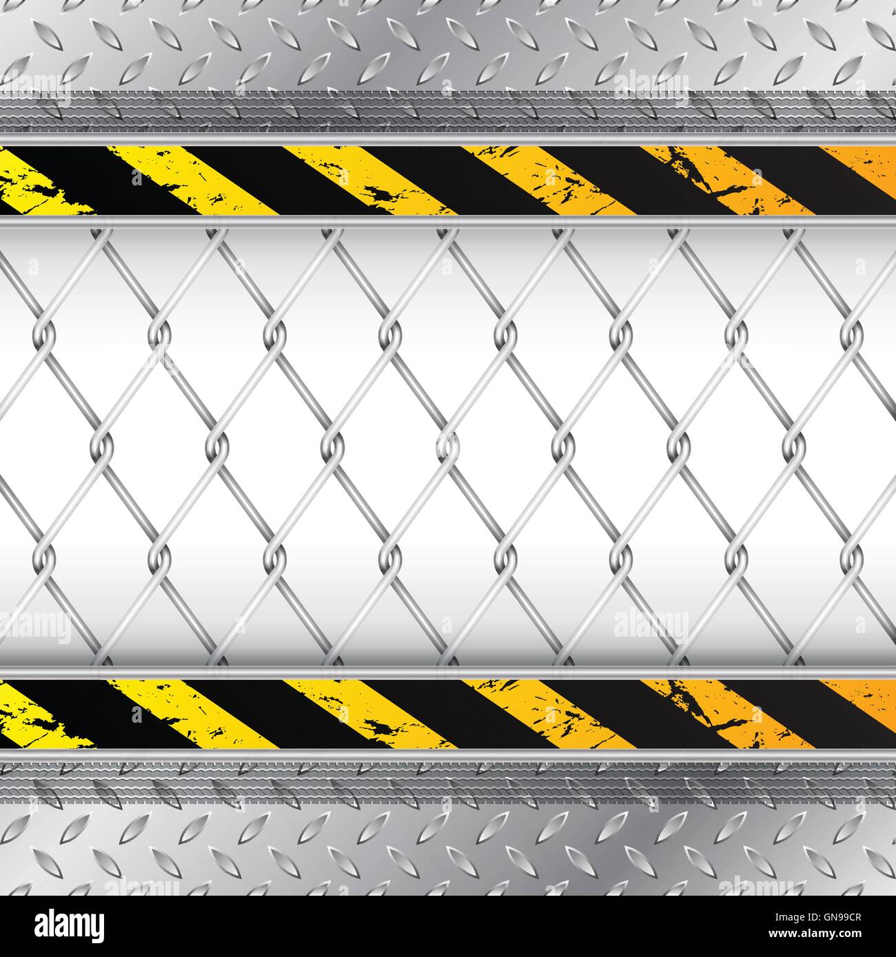 Metallic wired fence Stock Vector Images Alamy