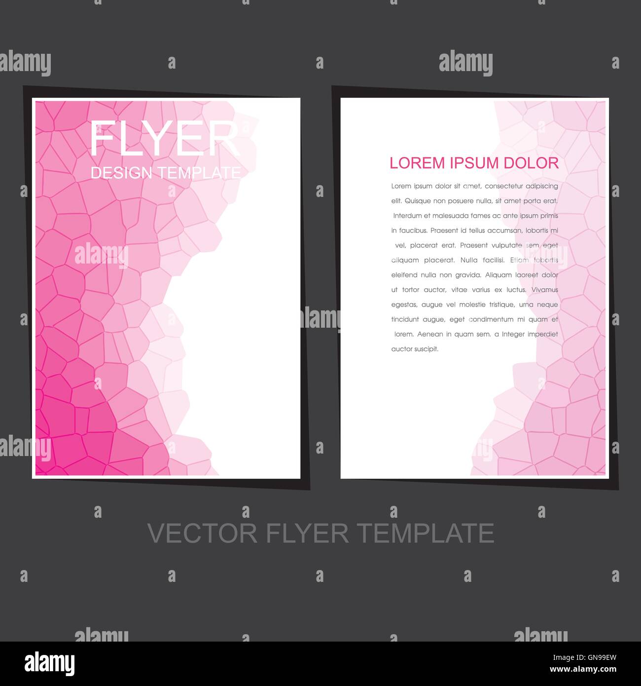 creative crystal flyer design Stock Vector Image & Art Alamy