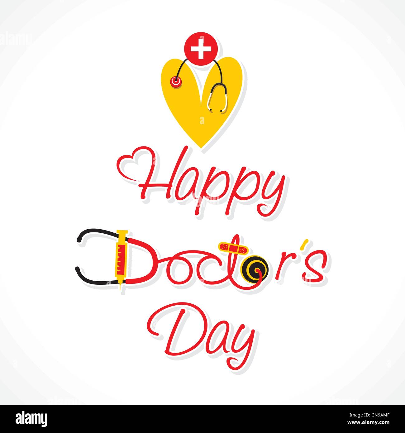 happy doctor day design vector Stock Vector Image & Art - Alamy