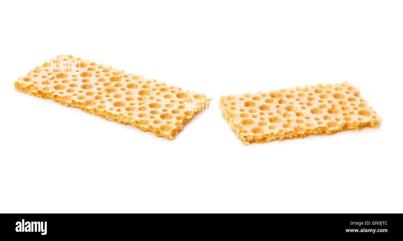 broken rye cracker Stock Photo - Alamy