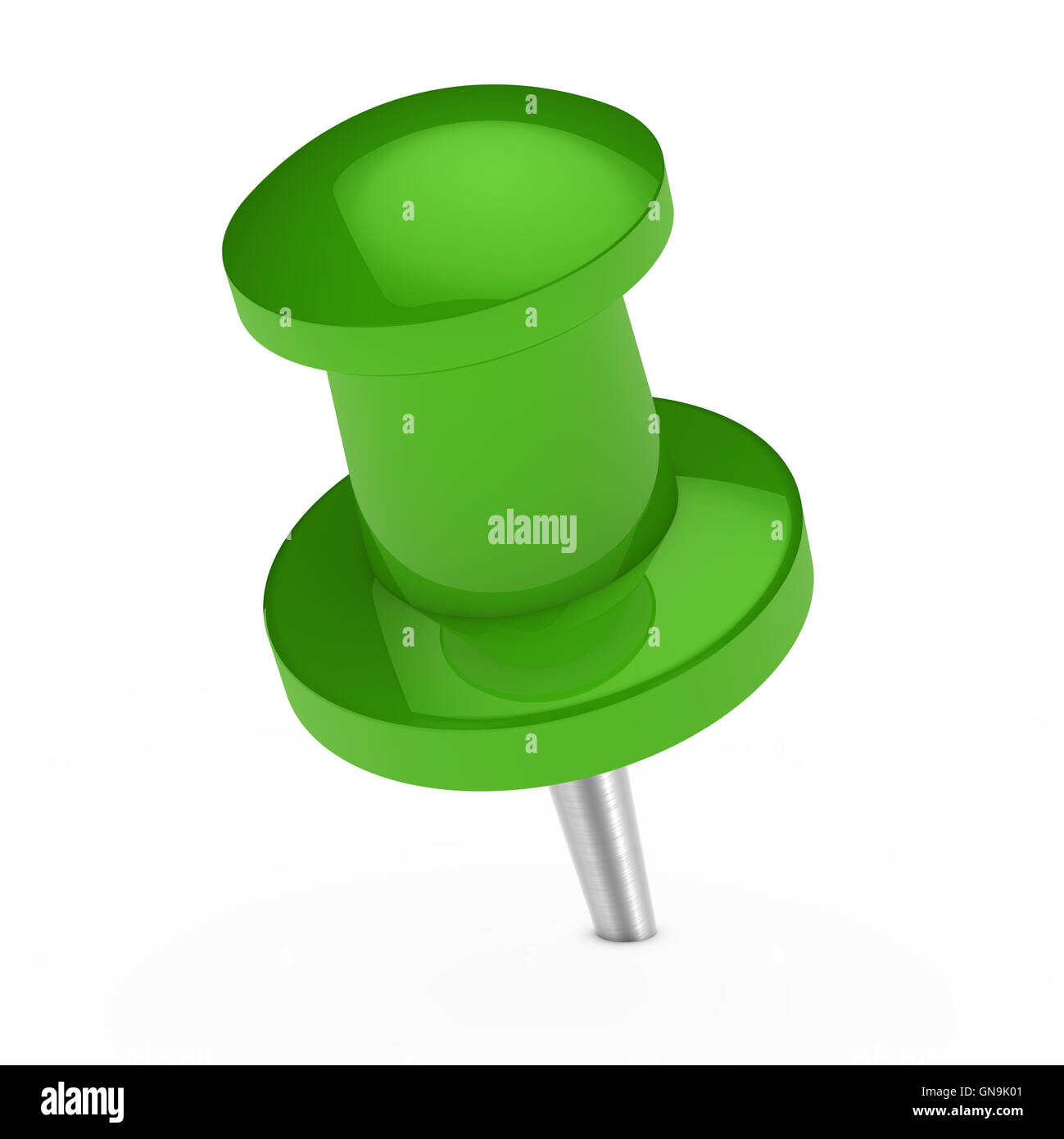 Green push pin icon realistic hi-res stock photography and images - Alamy