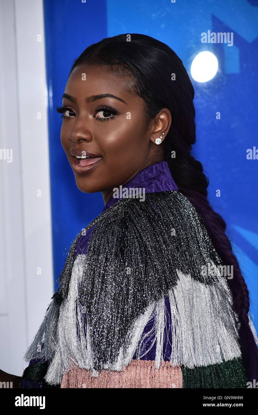 New York, NY, USA. 28th Aug, 2016. Justine Skye at arrivals for 2016