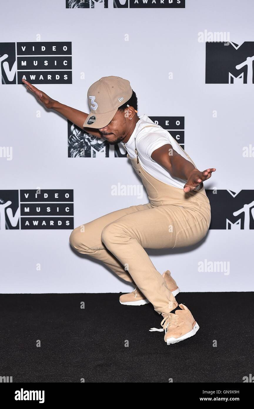 New York, NY, USA. 28th Aug, 2016. Chance the Rapper in the press room ...