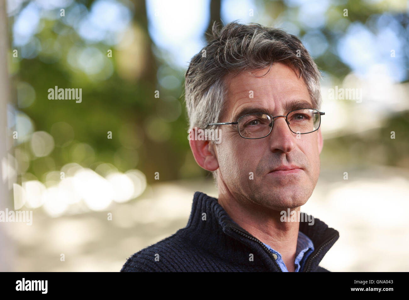 Edinburgh, UK. 29th August 2016. Edinburgh International Book Festival 17th Day. Edinburgh International Book Festival takes place in Charlotte Square Gardens. Edinburgh. Pictured Dan Boothby. Pako Mera/Alamy Live News Stock Photo