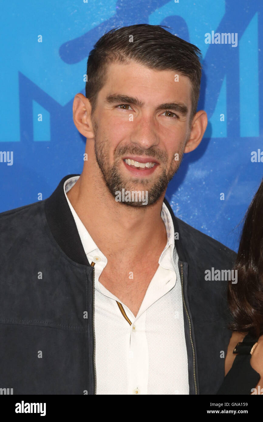 New York, New York, USA. 28th Aug, 2016. Olympic swimmer Michael Phelps