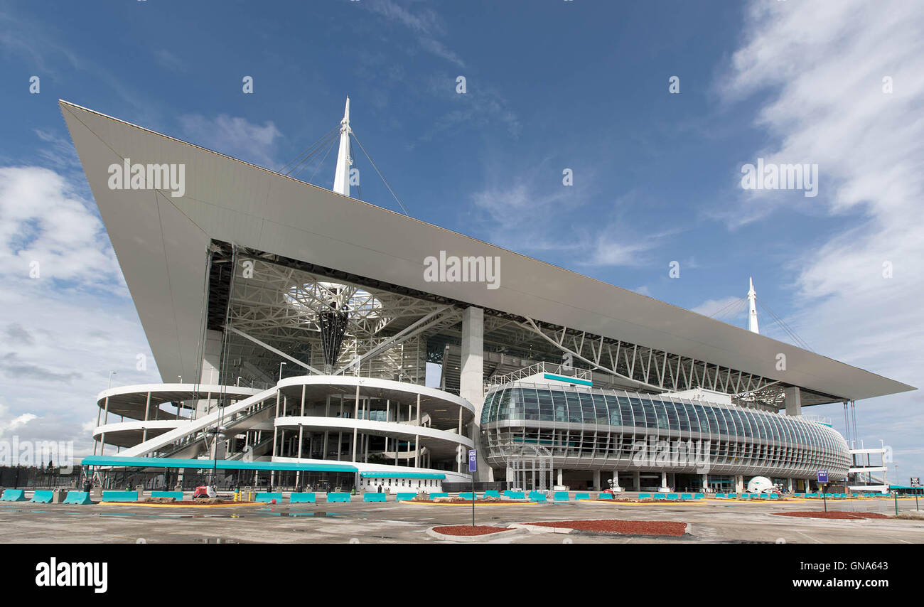 Hard Rock Stadium - Home of the Miami Dolphins - Custom Color Logo Project  Profile