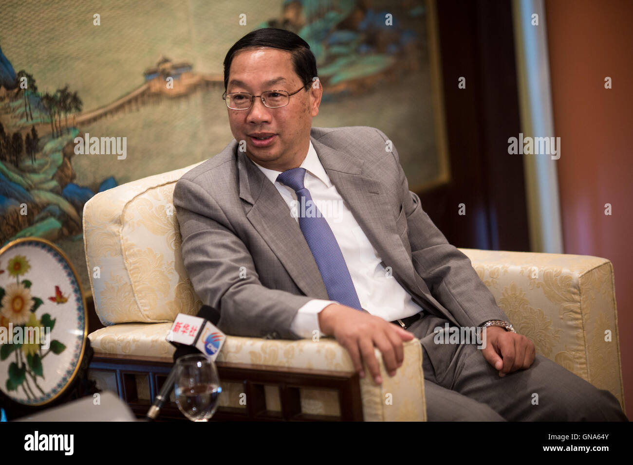 Berlin, Germany. 29th Aug, 2016. Chinese Ambassador to Germany Shi