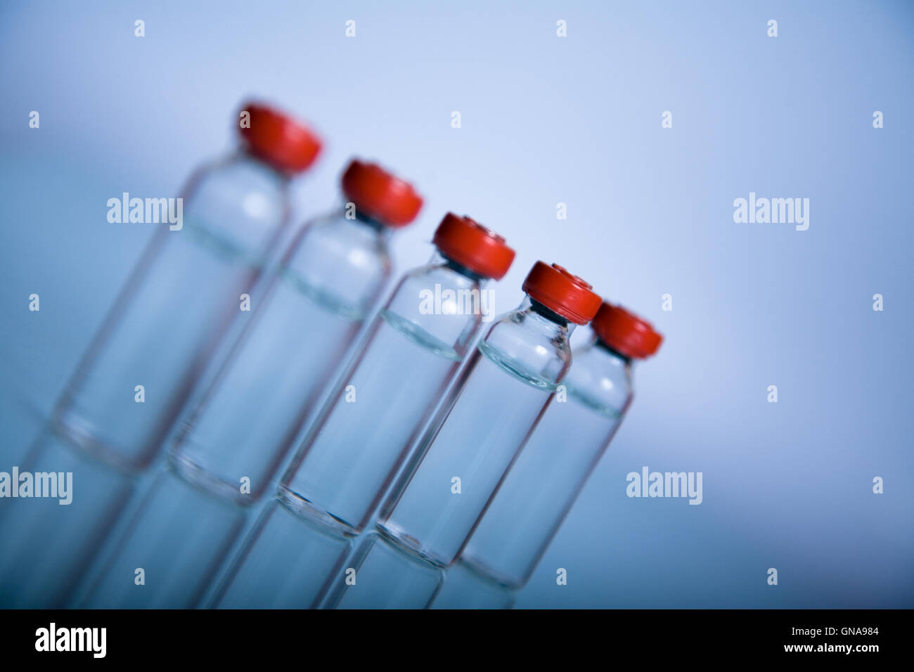 Vials for medicine or science Stock Photo Alamy