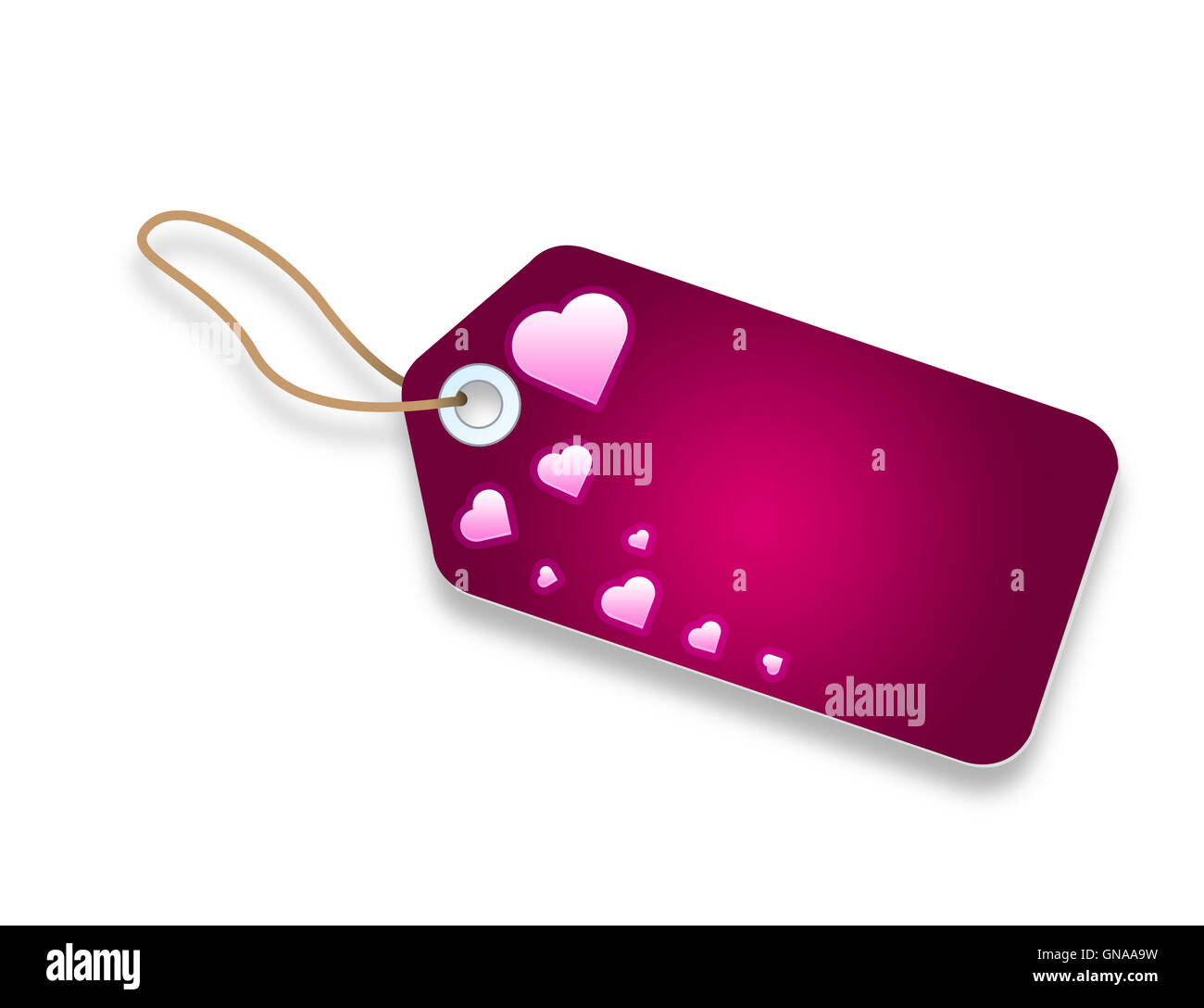 Pink Price Tag Stock Photo Alamy