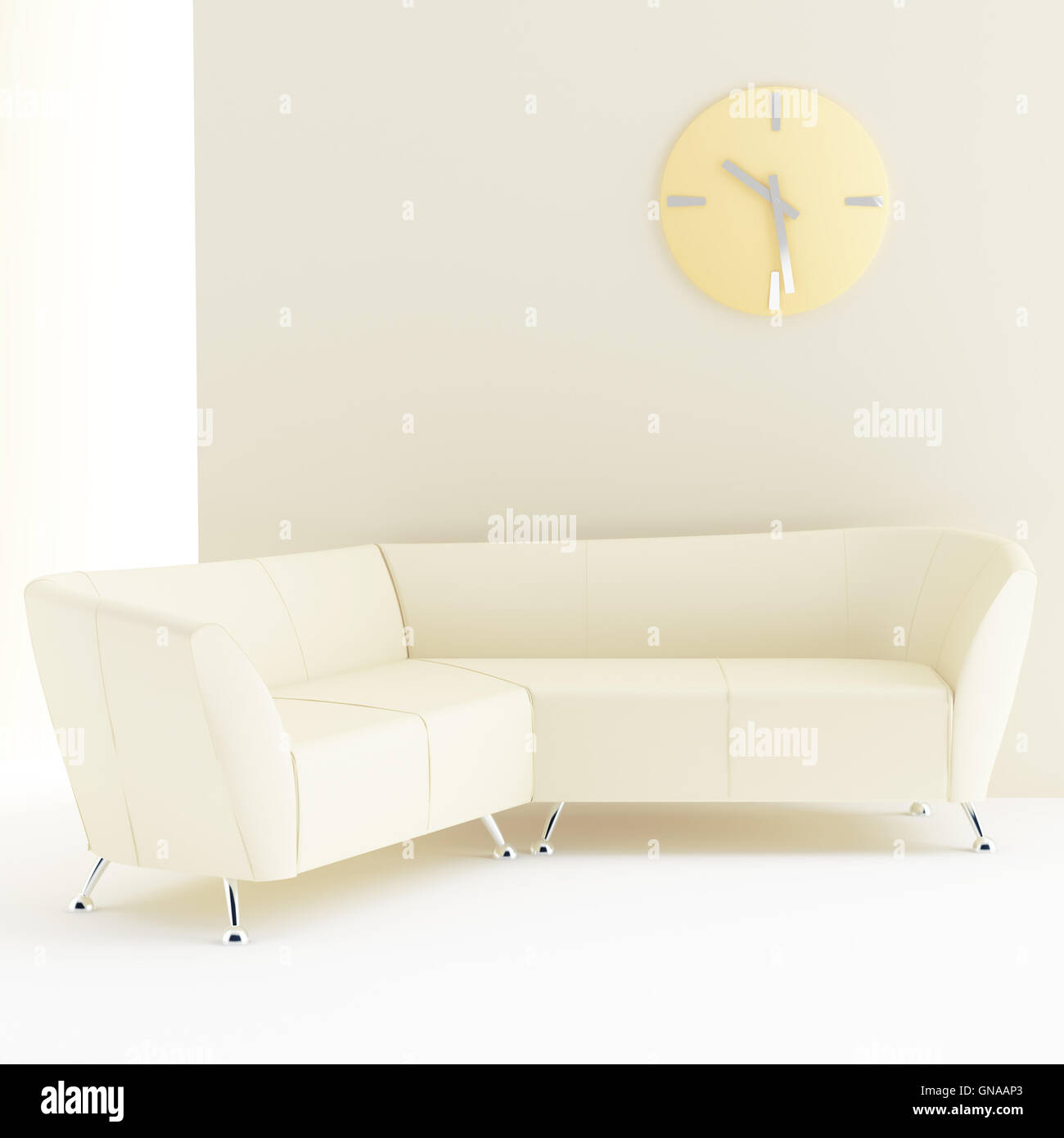 light yellow interior Stock Photo Alamy