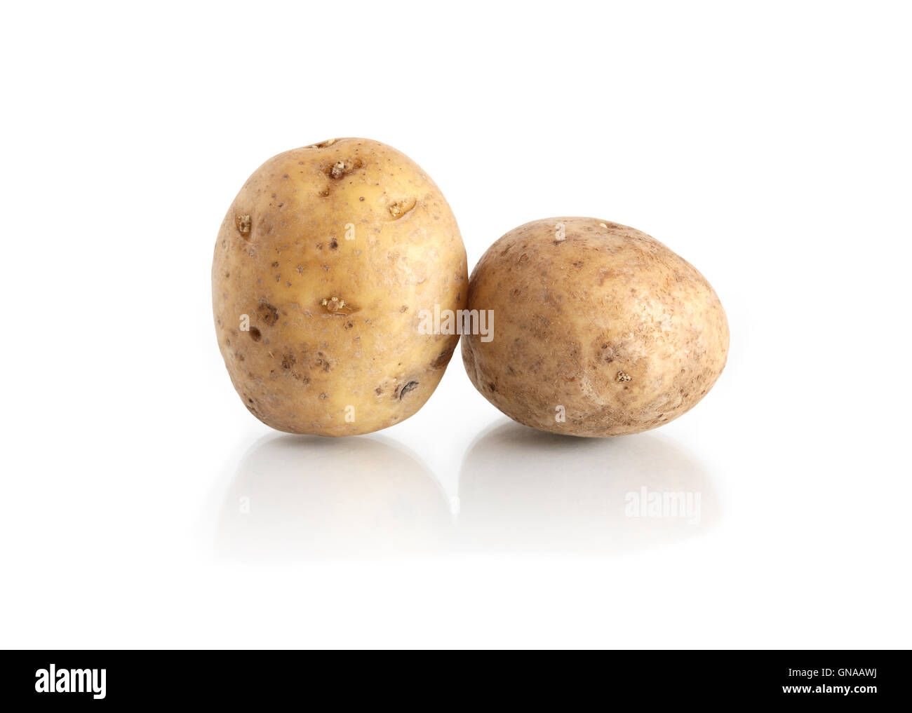 Raw Potatoes Stock Photo