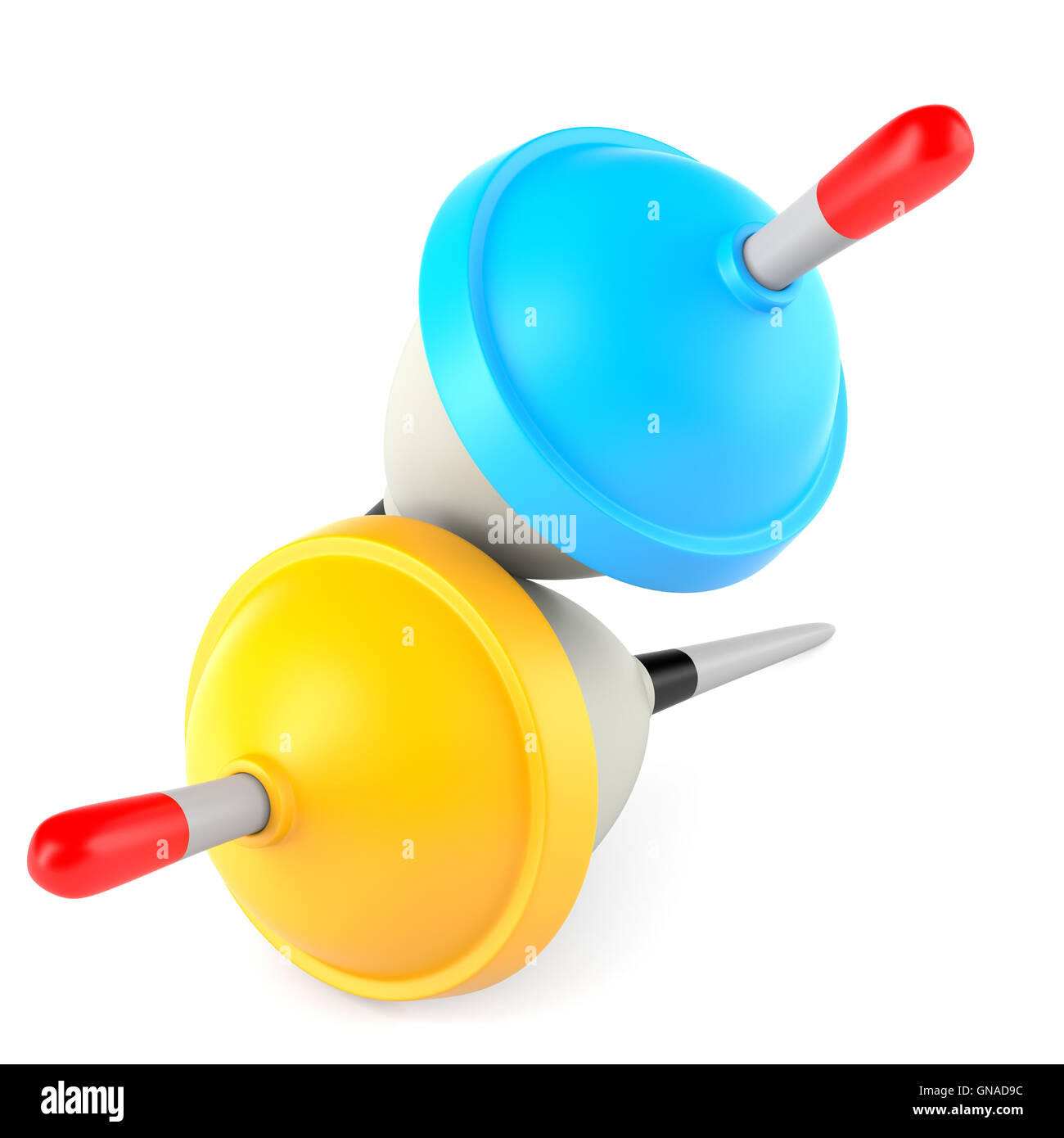 Plastic fishing float Cut Out Stock Images & Pictures - Alamy