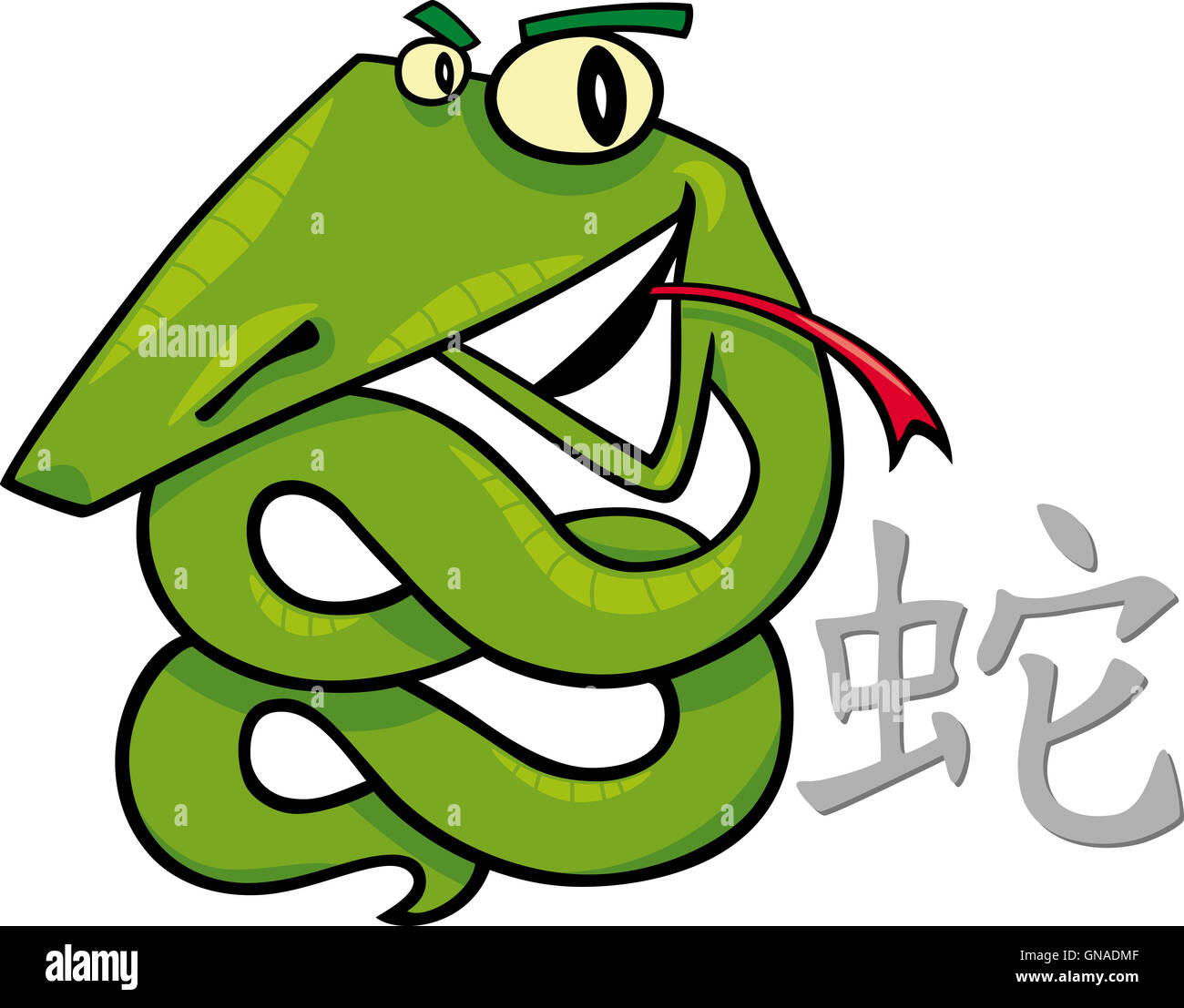 Snake Chinese horoscope sign Stock Photo Alamy