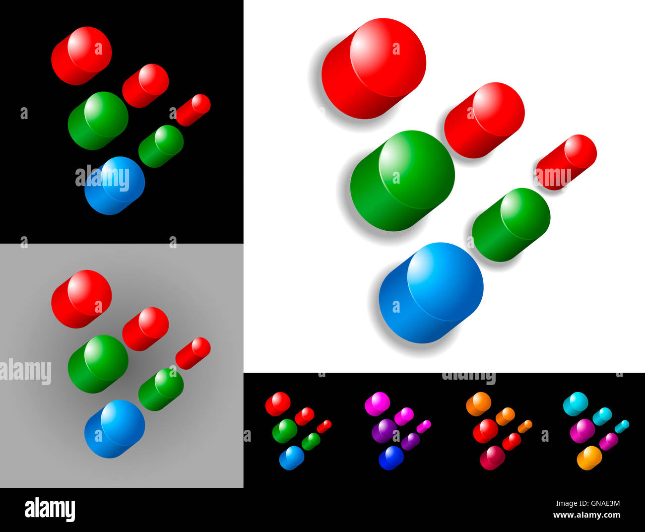 Abstract graphic design Stock Photo