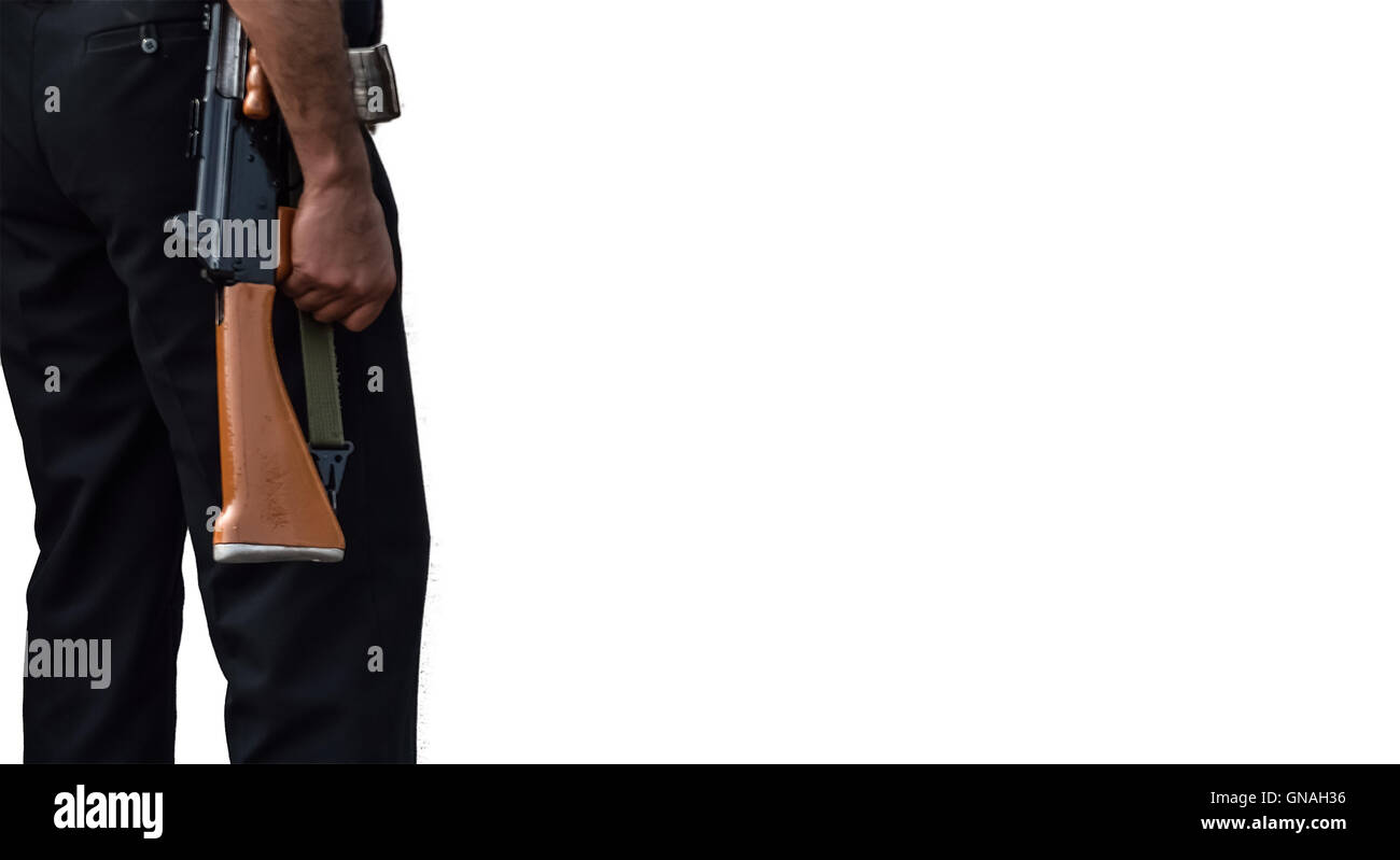 Indian army soldier ak 47 hi-res stock photography and images - Alamy