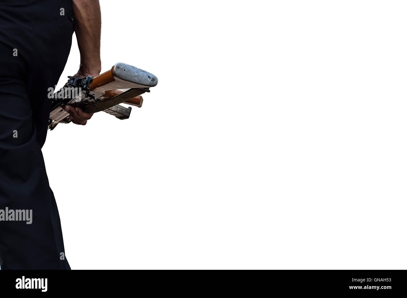 Indian army soldier ak 47 gun hi-res stock photography and images - Alamy