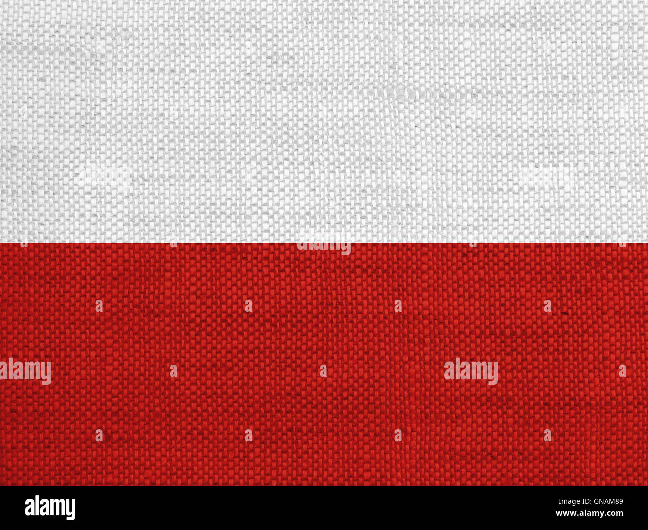 Flag on old linen Stock Photo - Alamy