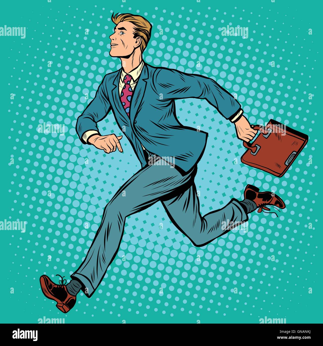 Businessman running man Stock Vector Image & Art Alamy