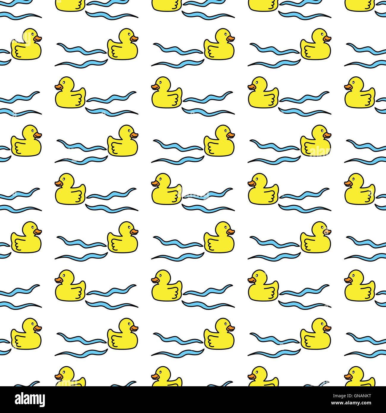 Seamless ducks pattern Stock Vector Image & Art Alamy