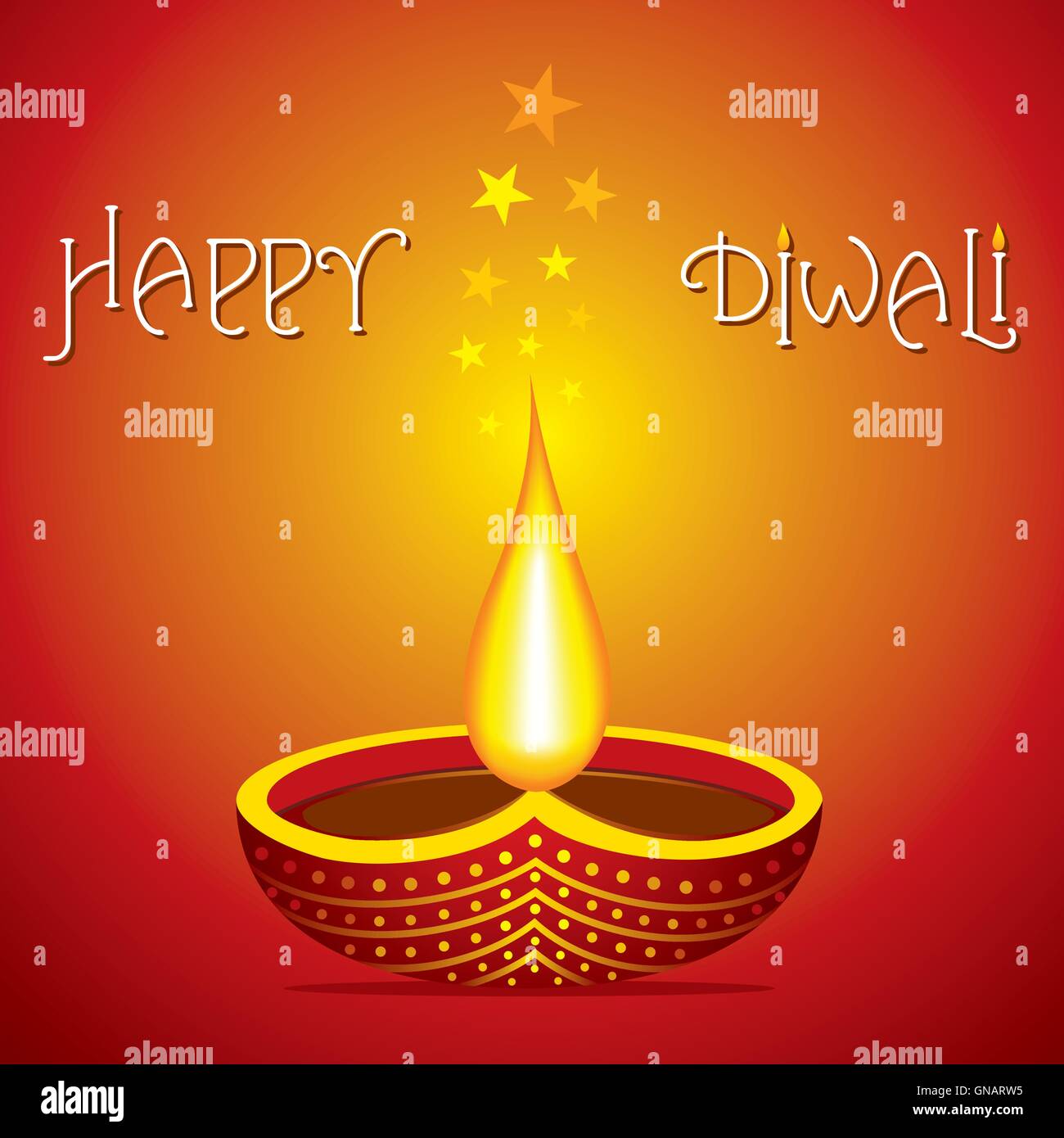 happy diwali greeting card design Stock Vector Image & Art - Alamy