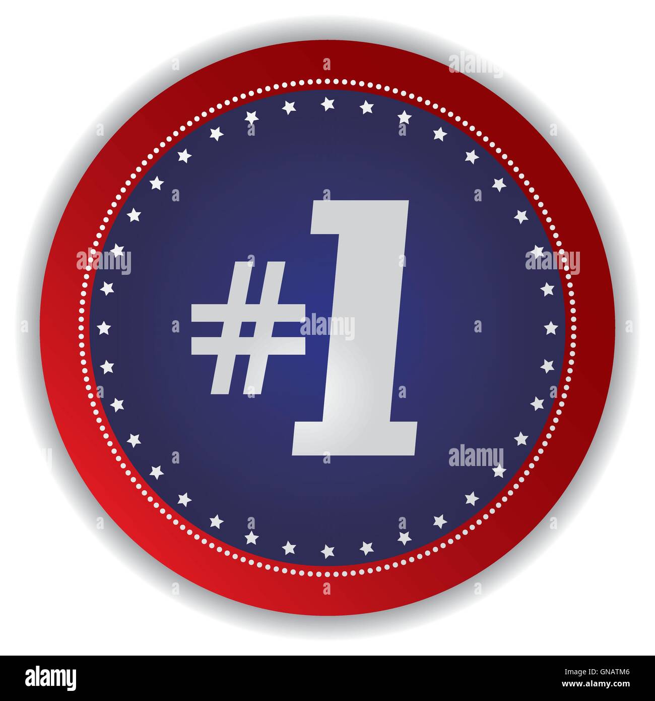 number one icon button Stock Vector Image & Art - Alamy