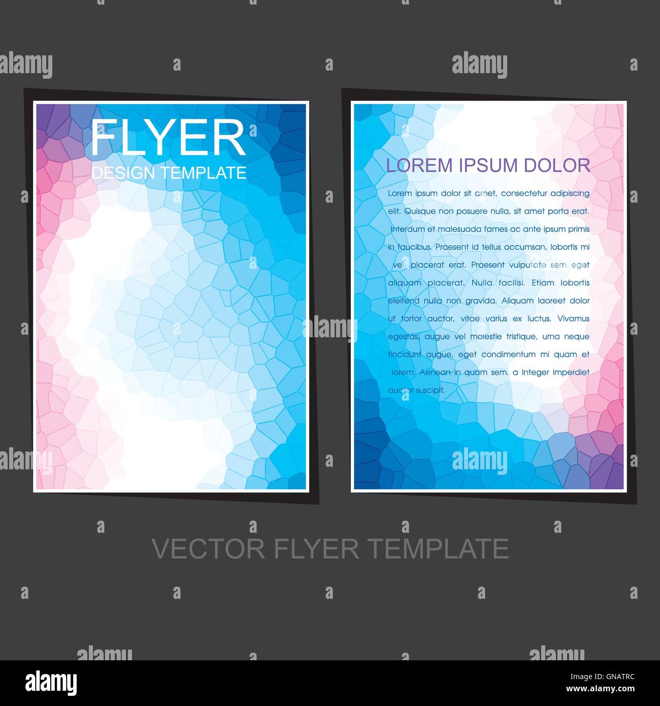 creative crystal flyer design Stock Vector Image & Art Alamy