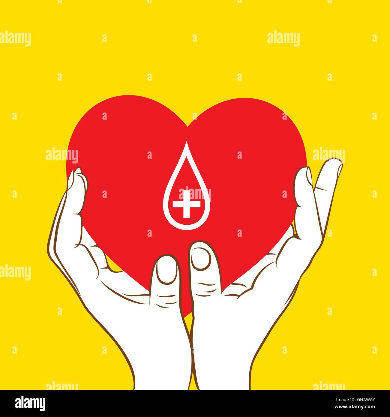 creative blood donation concept design vector Stock Vector