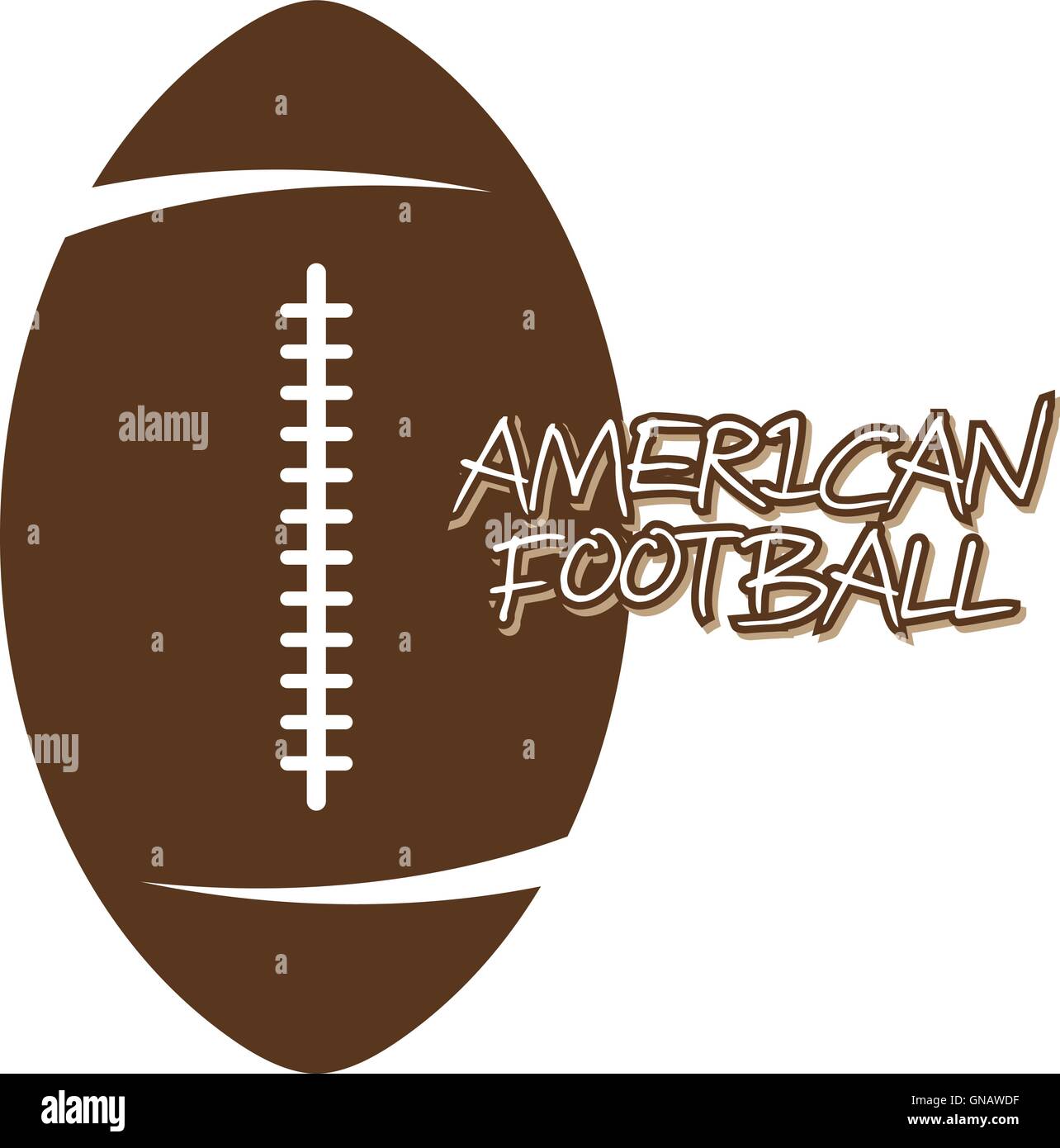 American football fire ball icon Stock Vector Images Alamy
