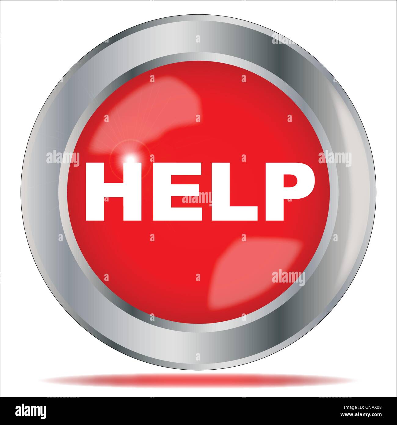 Red Help Button Stock Vector Image & Art Alamy
