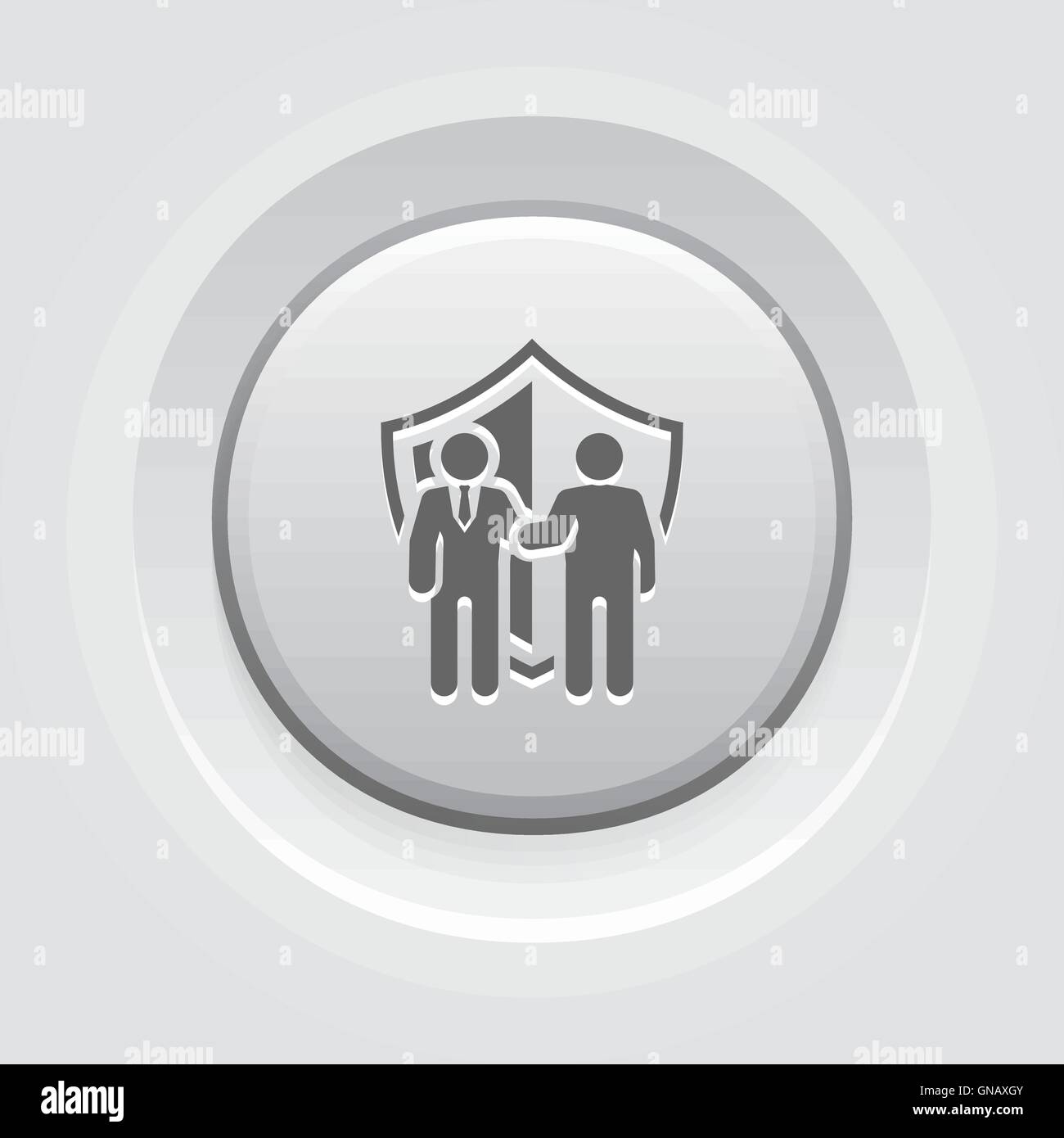 Secure Deal Icon Stock Vector Image & Art - Alamy