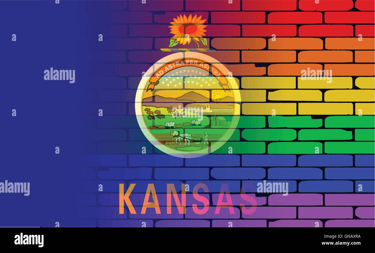 Rainbow Wall Kansas Stock Vector Image & Art Alamy