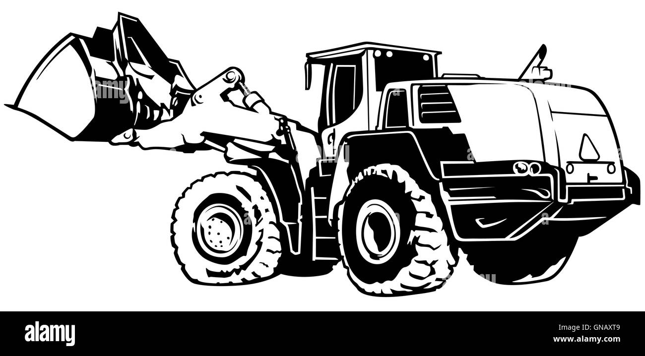 Loader Cut Out Stock Images & Pictures - Alamy