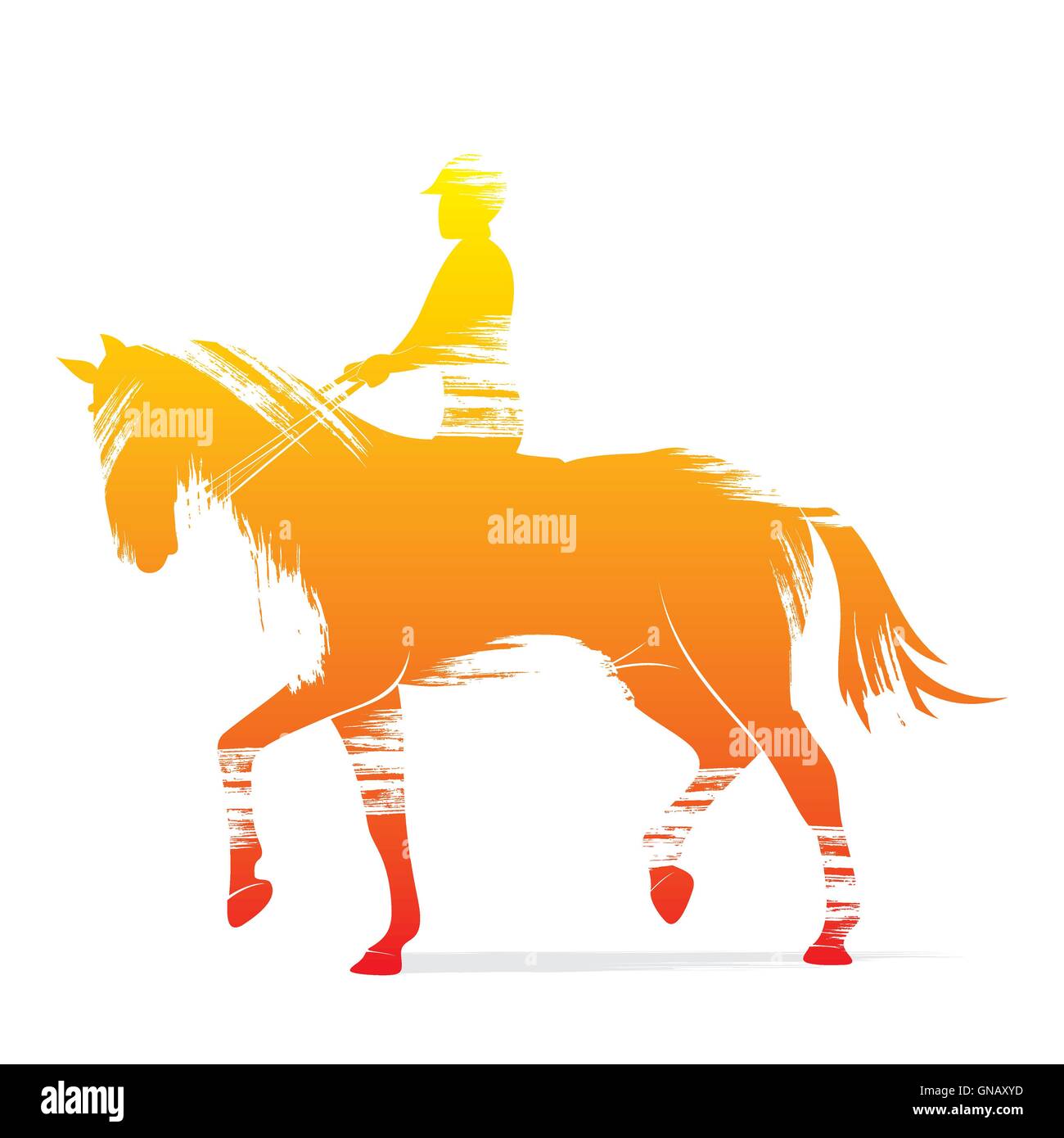 horse riding design vector Stock Vector