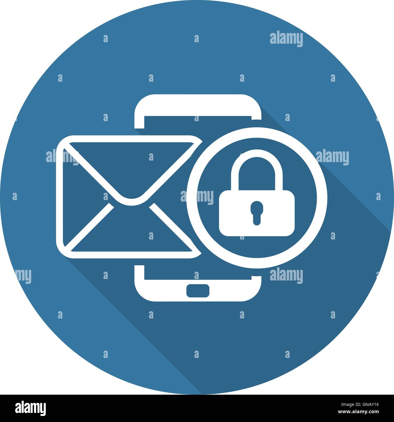 Privacy Protection Icon. Flat Design Stock Vector Image & Art - Alamy